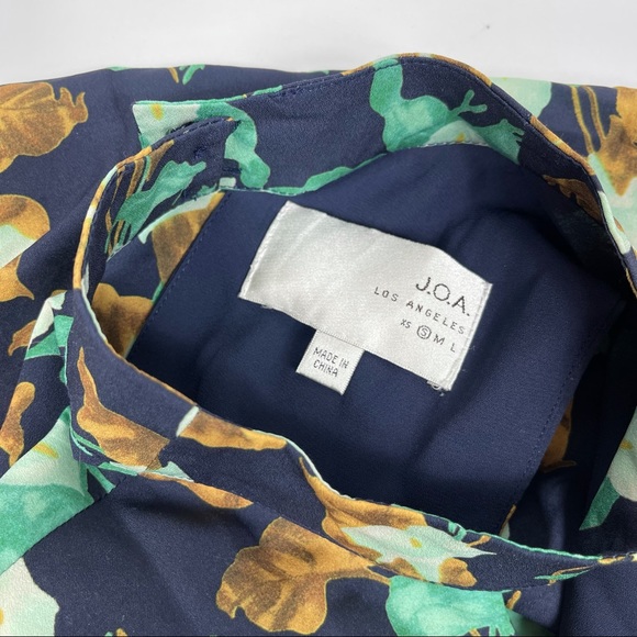 Lulus JOA‎ Shaded Garden Navy Blue Floral Swing Dress S - Picture 8 of 10